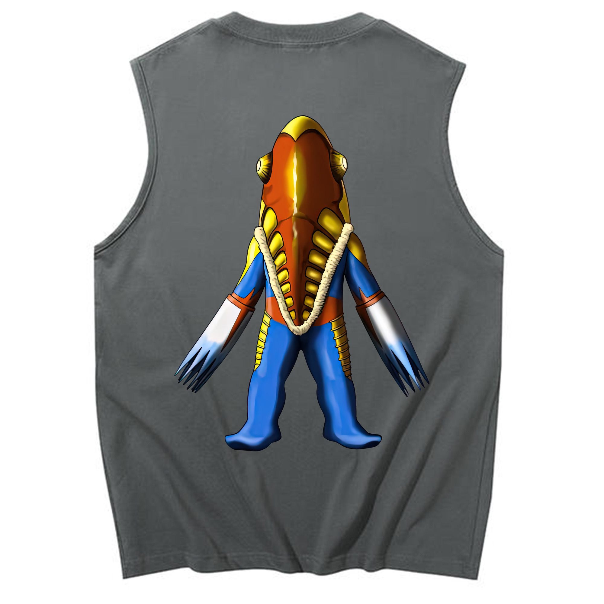 （画像用） ウルトラマン Ultraman コットン100％タンクトップ（背面プリント）